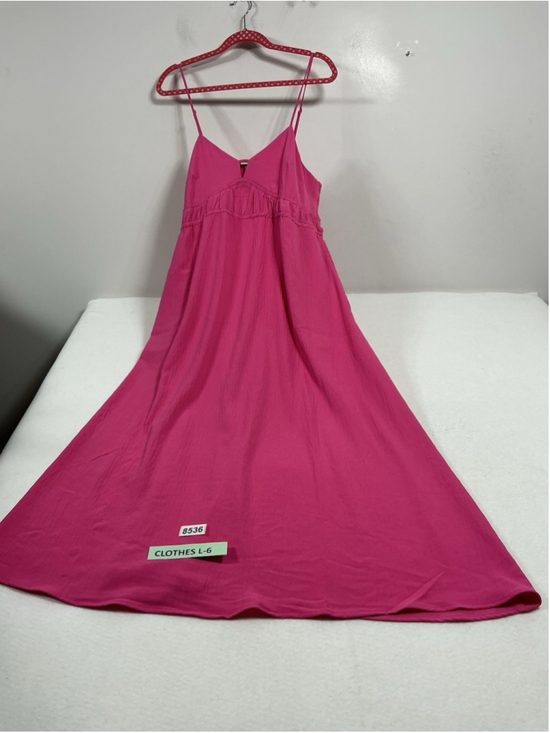 A New Day Dresses & Skirts - Womans A New Day Pullover Maxi Dress Large Pink Spaghetti Straps Empire Waist